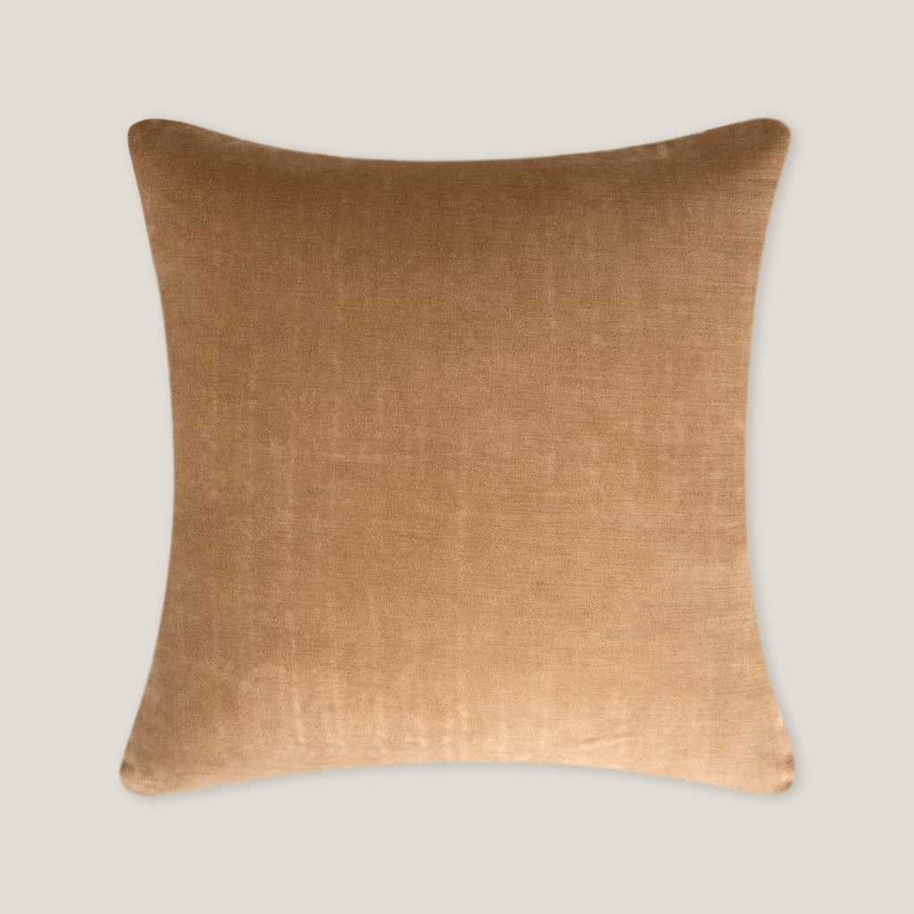 Raffia Yellow Handwoven Square Cushion Cover