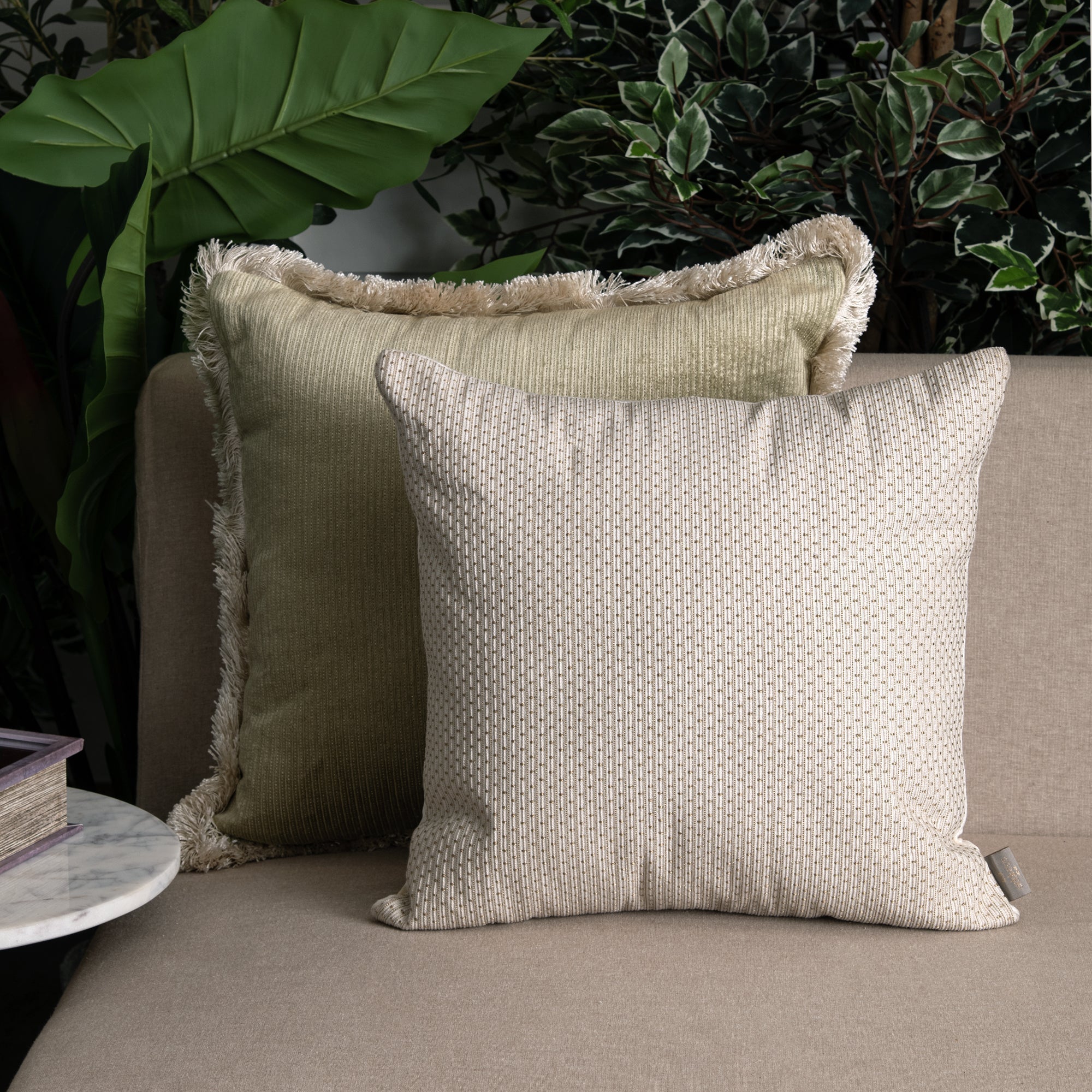 Piers Off White Emb. Cushion Cover