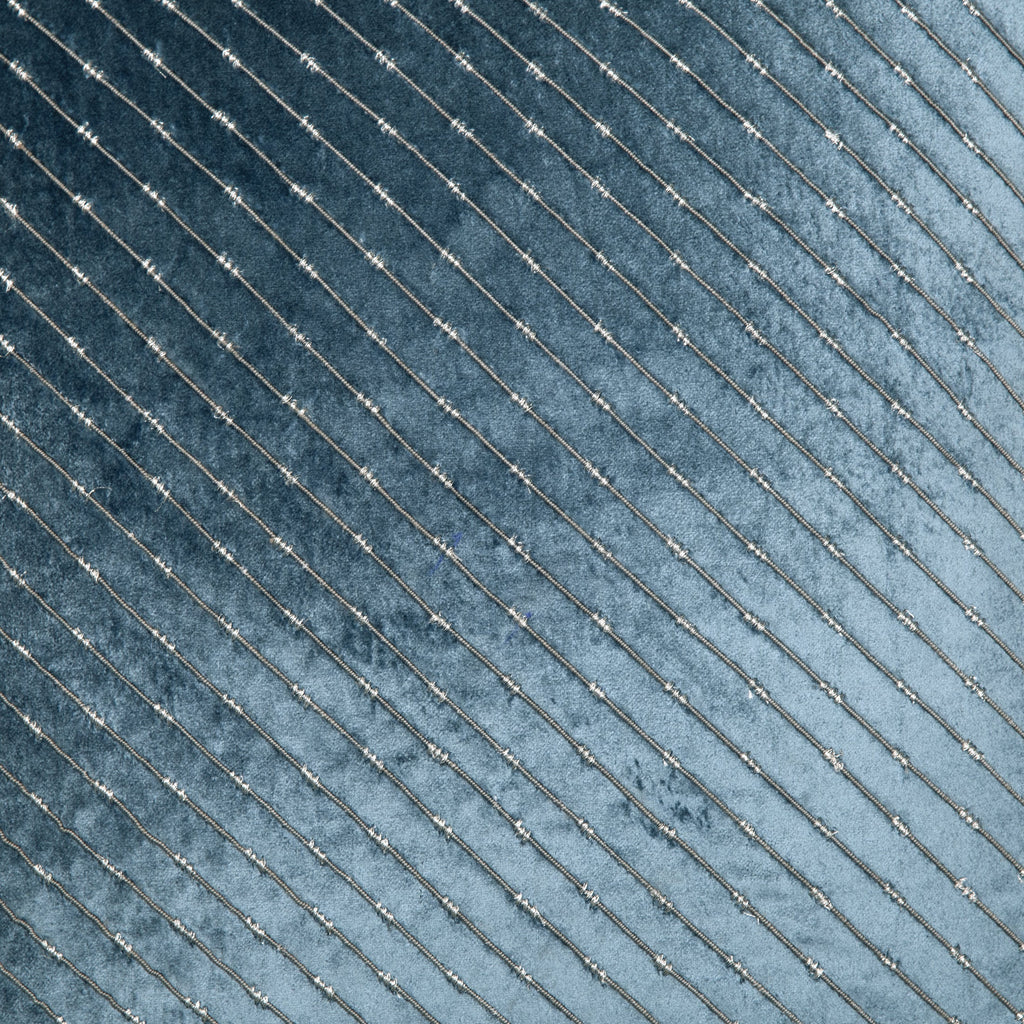 Astro Blue Emb. Cushion Cover