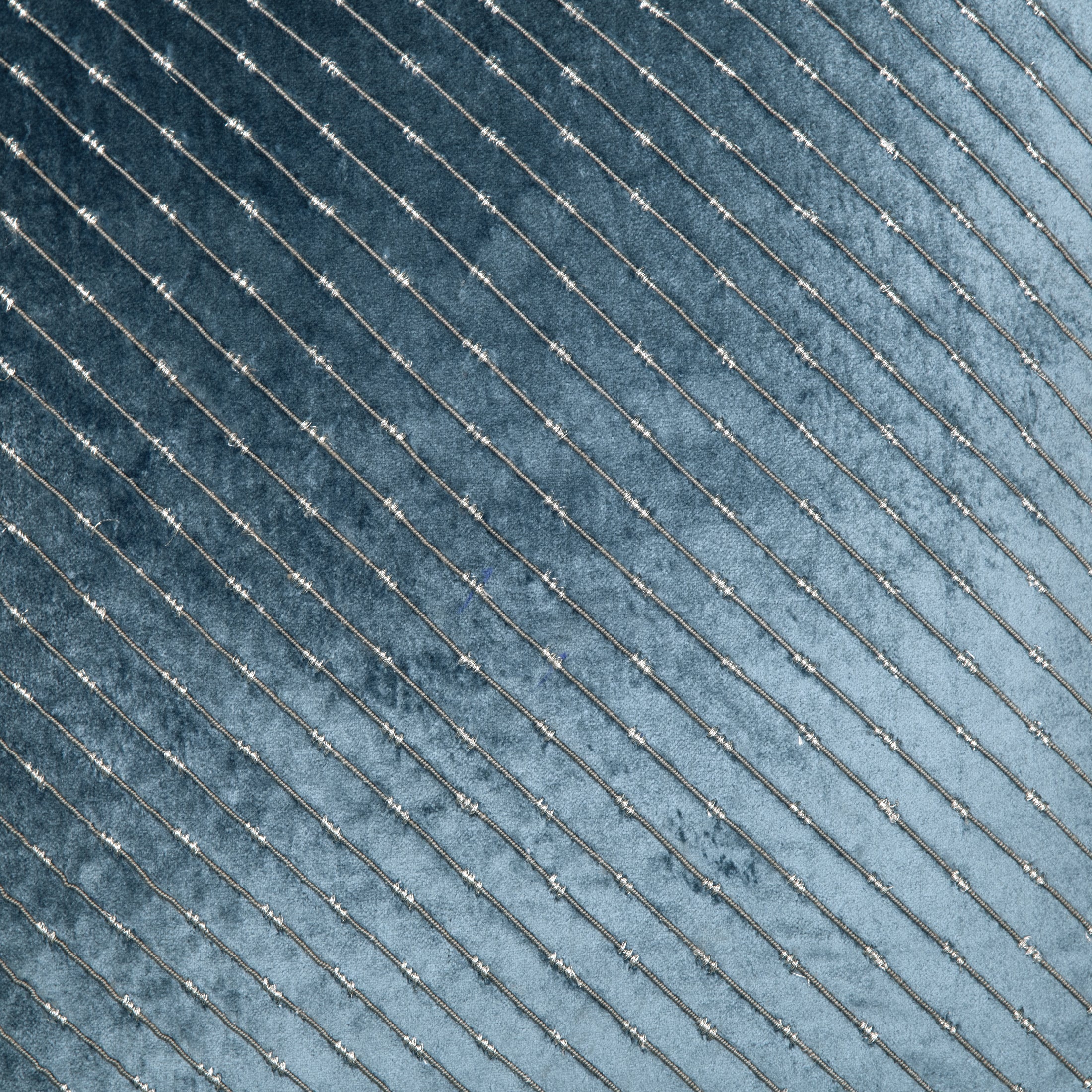 Astro Blue Emb. Cushion Cover