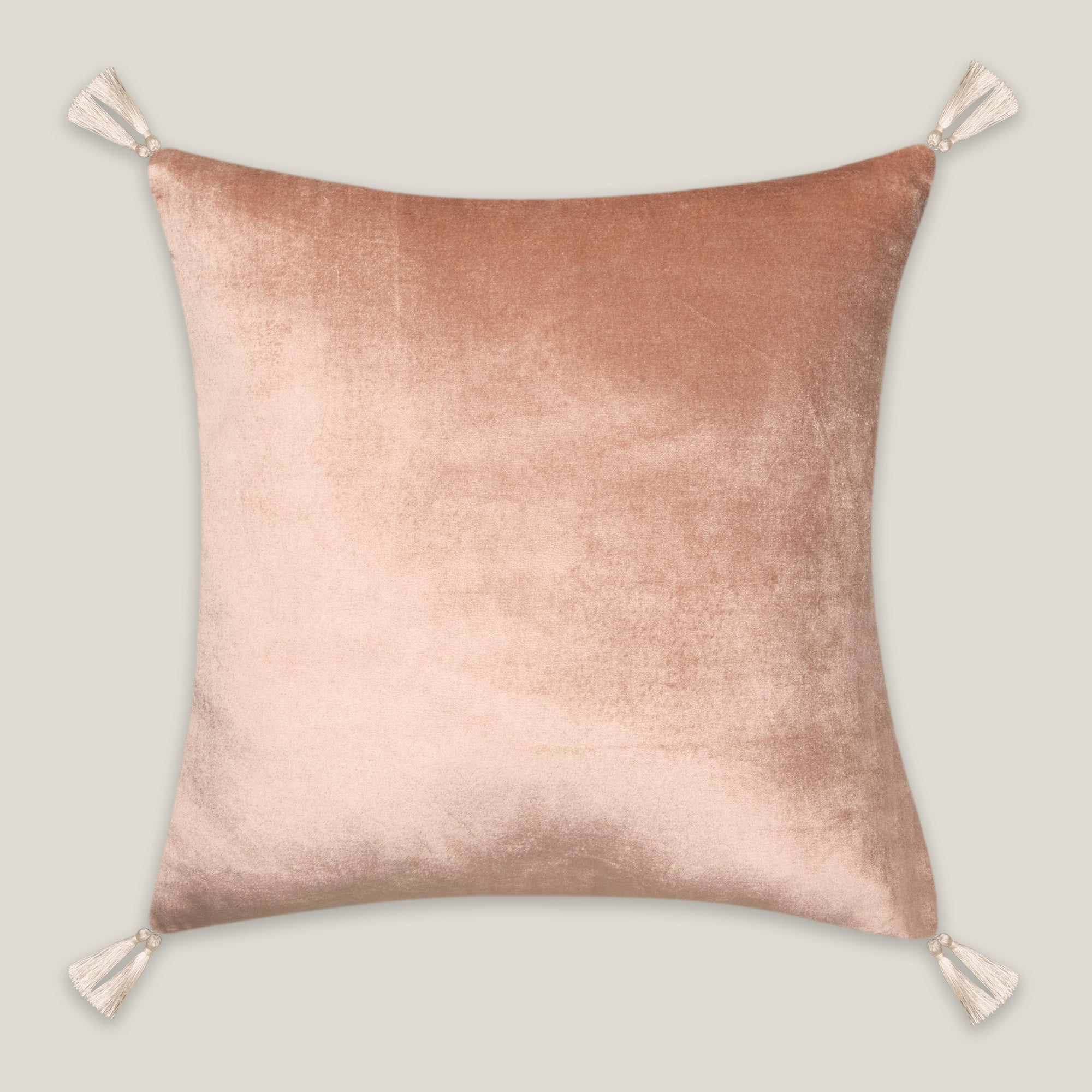 Dalia Peach Emb. Cushion Cover
