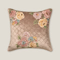Camellia Beige Emb. Cushion Cover