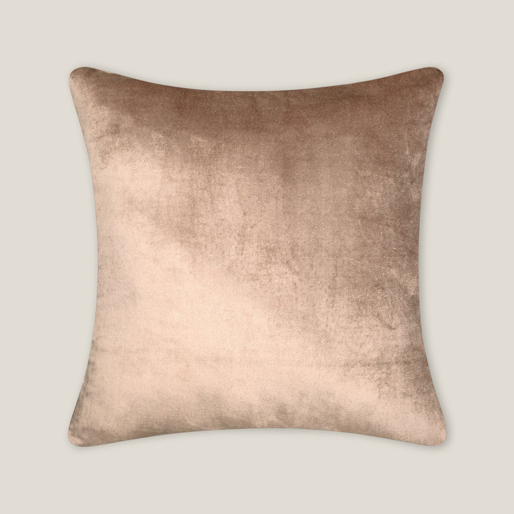Flora Beige Emb. Cushion Cover