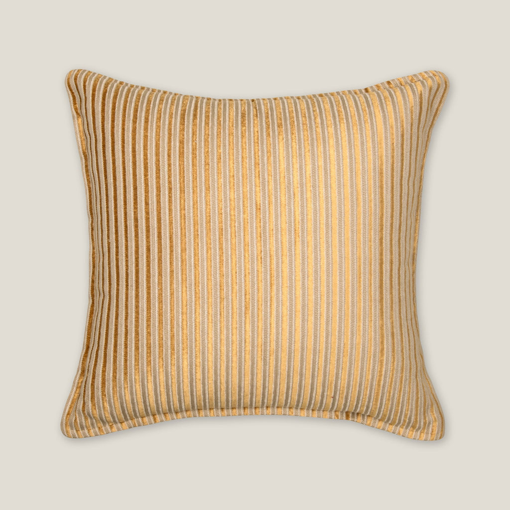 Edel Yellow Emb. Cushion Cover