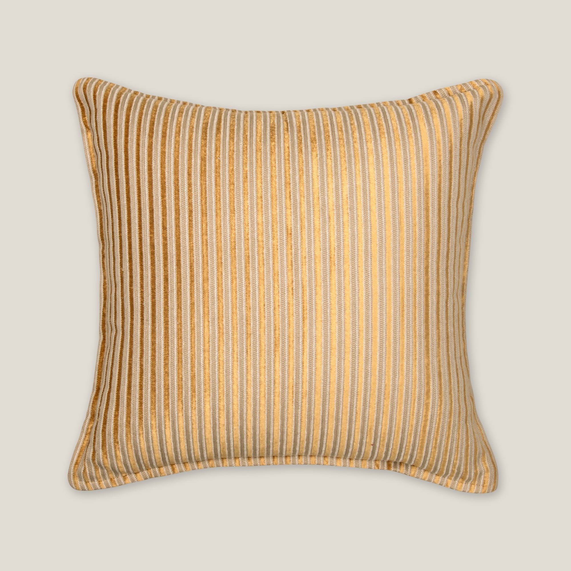 Edel Yellow Emb. Cushion Cover