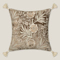 Tricia Beige Emb. Cushion Cover
